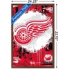 Trends International NHL Detroit Red Wings - Maximalist Logo 23 Framed Wall Poster Prints - 3 of 4
