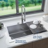 Whizmax Drop in Kitchen Sink, 16 Gauge Stainless Steel Kitchen Sink Top Mount Single Bowl Deep Kitchen Sink and Accessories, Workstation Sink - 4 of 4
