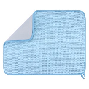 REGALWOVEN Dish Drying Mat, Absorbent Microfiber Kitchen Mat for Dishes, Pots and Pans - 1 of 4