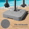 Best Choice Products 330lb Capacity Fillable Heavy-Duty Outdoor Cantilever Umbrella Base w/ Easy-Fill Spouts - 3 of 4