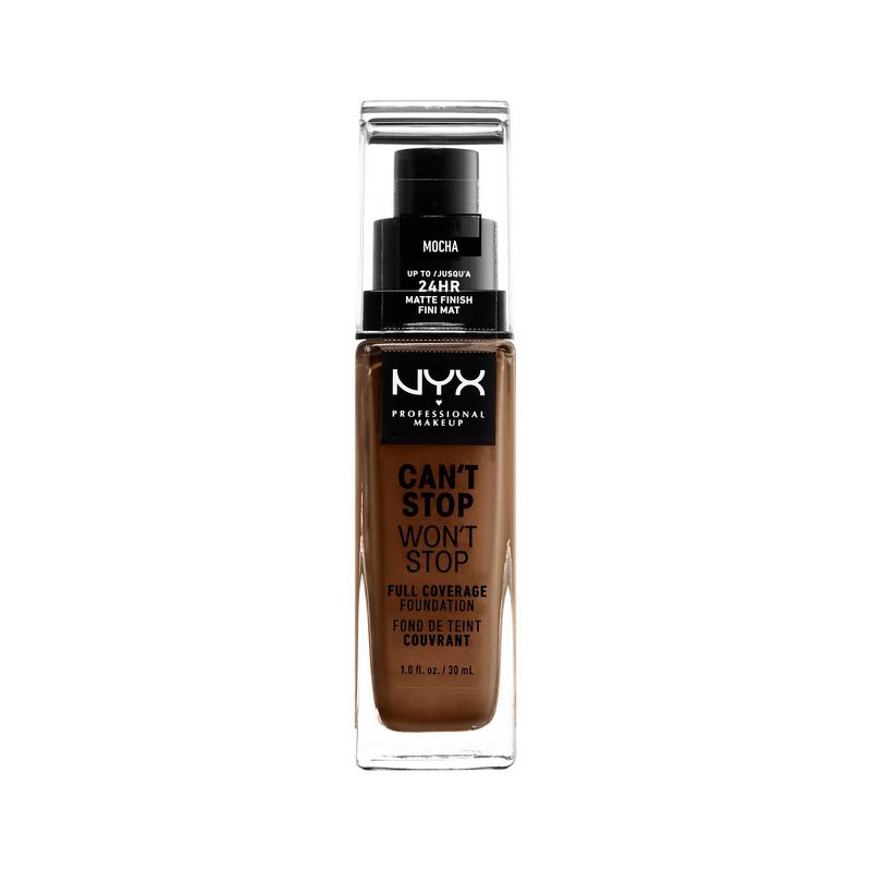 NYX Professional Makeup Can't Stop Won't Stop 24Hr Full Coverage Matte Finish Foundation - 1 fl oz, 1 of 14