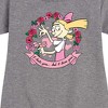 - Hey Arnold! - Valentine's I Love You Graphic Short Sleeve Fleece Dress - 2 of 4