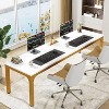 Tribesigns 78.7 Inches Extra Long Computer Desk 2 Person Desk, Double Desk Workstaion for Home Office - 2 of 4