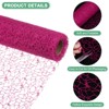 Unique Bargains Jacquard Net Mesh Flower Gift Wrapping Paper 180"x19.7" 1 Pc - 2 of 4