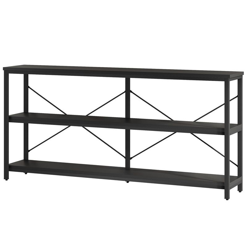 Tribesigns 55 Inches 3 Tiers TV Stand Console Long Sofa Table, 4 of 8