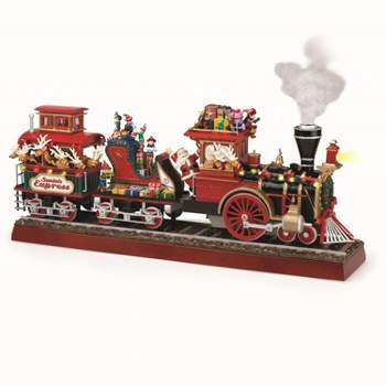 Mr. Christmas Animated LED Santa's Express Musical Train Christmas Decoration