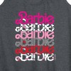Women's - Barbie - Stacked Barbie Vday Graphic Racerback Tank - 2 of 4