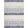 Acekool Soft High-Density Washed Back Carpet, Foldable Plush Decorative Rug with Brocade Pattern, Easy Care, for Living Room or Bedroom - 2 of 4