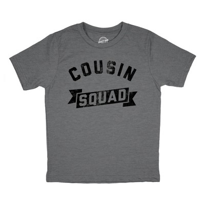 Cousin Squad Youth T Shirt Funny Family Reunion Tee For Kids - Crazy Dog Youth T Shirt