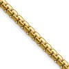 Chisel Stainless Steel Polished Yellow IP-plated 4mm 18" Flat Box Chain Necklace - 2 of 4