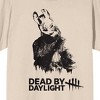 Dead By Daylight Huntress Monotone Art Crew Neck Short Sleeve Women's Natural T-shirt - image 2 of 3