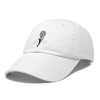 Dalix Daisy Embroidered Cap Cotton Baseball Hat Botanical Flower Adjustable Womens - 4 of 4