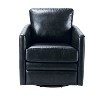 Set of 2 Hugo Transitional Wooden Upholstered Swivel Chair With Metal Base For Bedroom And Living Room| ART OF LIVING DESIGNS - 3 of 4