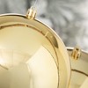 6"H Sullivans Shatterproof Ball Ornaments - Set of 2  Gold Christmas Ornaments - 2 of 2