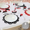Big Dot of Happiness Red Carpet Hollywood - Movie Night Party Paper Charger and Table Decorations - Chargerific Kit - Place Setting for 8 - 2 of 4