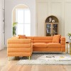 81.5-Inch Oversized Corner Sofa, L-Shaped Sectional Couch,   5-Seater Corner Sofas with 3 Cushions for Living Room, Bedroom, Apartment, Office - 3 of 4