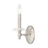 Livex Lighting Bennington 1 - Light Wall Light in  Brushed Nickel - 4 of 4