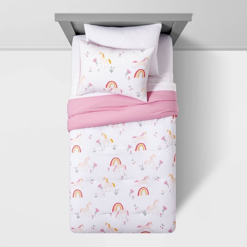 Unicorn Kids' Comforter Set - Pillowfort™, 3 of 14