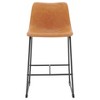New Pacific Direct Vesta KD PU Counter Stool (Set of 2) - 4 of 4