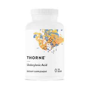 Thorne Undecylenic Acid - Fatty Acid Support for a Healthy Balance of Gut and Vaginal Flora - Gluten Free - 250 Gelcaps - 50 servings - 1 of 4