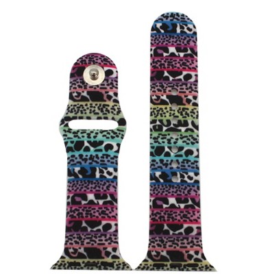 Olivia pratt printed silicone apple watch band