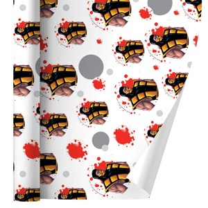 Mortal Kombat Klassic Scorpion Character Gift Wrap 30" x 72" - 1 of 4