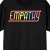 Empathy Men's Black T-shirt - 2 of 3