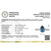 Pompeii3 Certified Platinum 1.12Ct Pear Shape Blue Diamond Engagement Ring Lab Created - Size 6 - 4 of 4