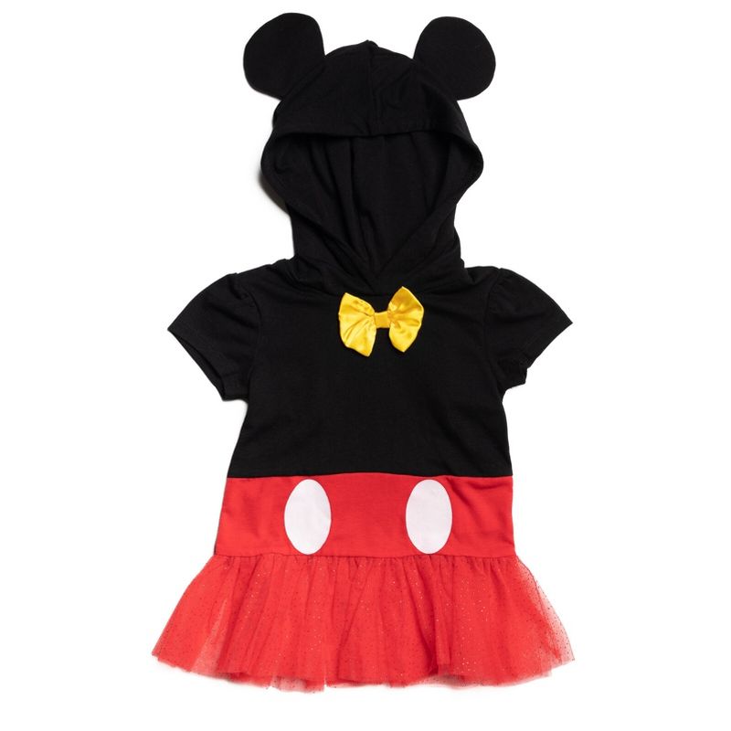 Disney Minnie Mouse Winnie the Pooh Pixar Toy Story Mickey Mouse Girls Cosplay T-Shirt Dress and Leggings Outfit Set Little Kid to Big Kid, 3 of 8