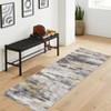 Modern Abstract Area Rug for Living Room, Large Non Slip Washable Living Room Rug, Low Pile Non-Shedding Soft Accent Carpet - 2 of 4