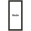 PosterPalooza | Panoramic Antique Black Picture Frame - UV Acrylic, Foam Board Backing, Hanging Hardware - 2 of 4