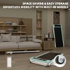 Syemin Treadmills Pad Running 1HP Cushioned Belt 6° Incline Portable Treadmill Spacious Surface Under Desk Home Gym Exercise, Blue, 49.2"*20.5"*4.92" - 3 of 4