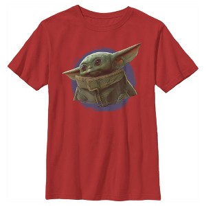 Boy's Star Wars The Mandalorian The Child Circle Halo T-Shirt - 1 of 4