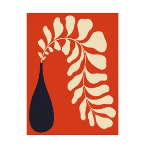 Canvas Wall Art - Alisa Galitsyna  'Lazy Plant 2' Wall Art for Living Room, Bedroom, or Office Décor by Trademark Fine Art - 1 of 4