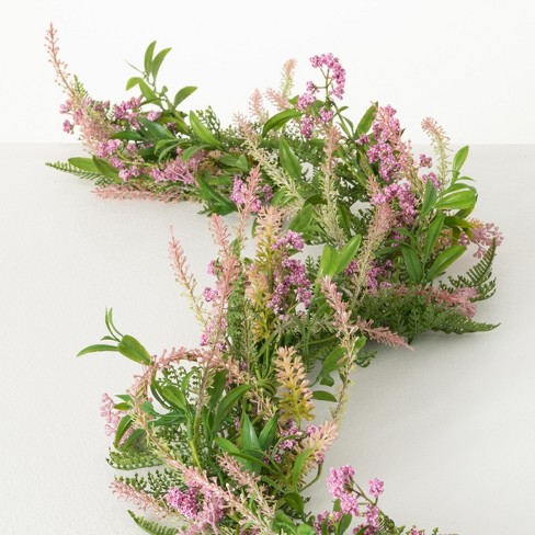 Versatile Artificial Holly White Green and Pink Berry Stems: Set