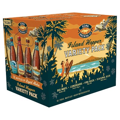 Kona Brewing Island Hopper Variety Pack - 12pk/12 fl oz Bottles