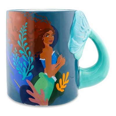 The Little Mermaid Part of Your World Glitter Ceramic Mug - MULTI