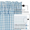 Annie Buffalo Blue Check Ruffled Panel Set of 2 84x40 - 4 of 4
