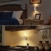 YANSUN 2-Pack 1W Plug-in Light-Controlled Night Light, Black, 3-Level Dimming, 2700K Warm Light, U.S. Two-Prong Plug - 2 of 4
