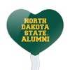 NCAA North Dakota State Bison Alumn Heart Love Cupcake Picks Toppers Decoration Set of 6 - 2 of 4