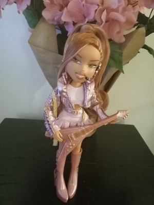 bratz yasmin pink dress Bratz, Fashion Doll, Yasmin, Pop Starz with Accessories and Charm