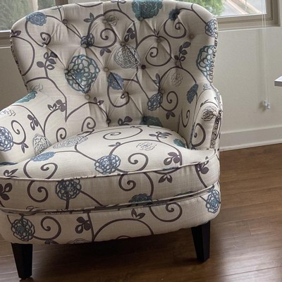 Tafton floral deals club accent chair