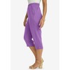 Jessica London Women's Plus Size Soft Ease Capri - 4 of 4