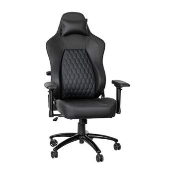 BlackArc High Back Adjustable Gaming Chair with 4D Armrests, Head Pillow and Adjustable Lumbar Support