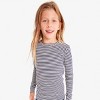 Primary Kids Organic Long Sleeve Pj Top In Stripe - 2 of 2