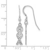 Black Bow Jewelry Sterling Silver Theta Phi Alpha Greek Life Dangle Earrings - 2 of 3