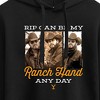 Women's - Yellowstone - Rip Can Be My Ranch Hand Any Day Cropped Graphic Hoodie - 2 of 4