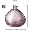VivaTerra Recycled Round Glass Balloon Vase, 13" - 2 of 2