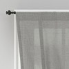 40"x63" No. 918 Light Filtering Semi-Sheer Noah Heathered Texture Rod Pocket Tie-up Window Shade - image 2 of 4