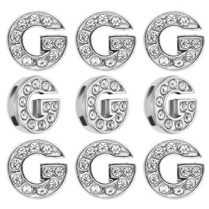 Unique Bargains Metal Bulk Elegant DIY Crafts Jewelry Making Rhinestone Pendant 30 Pcs - 1 of 4